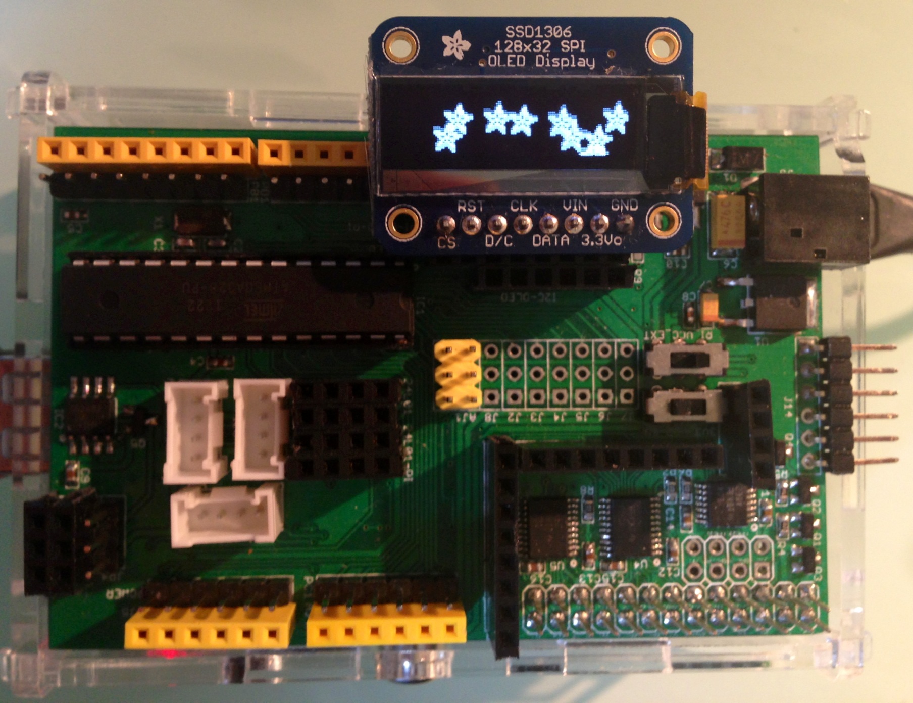 ... SSD1306 OLED Display Driver for Raspberry Pi | Charles-Henri Hallard