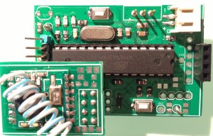 RFM12B breakout board on ArduiNode